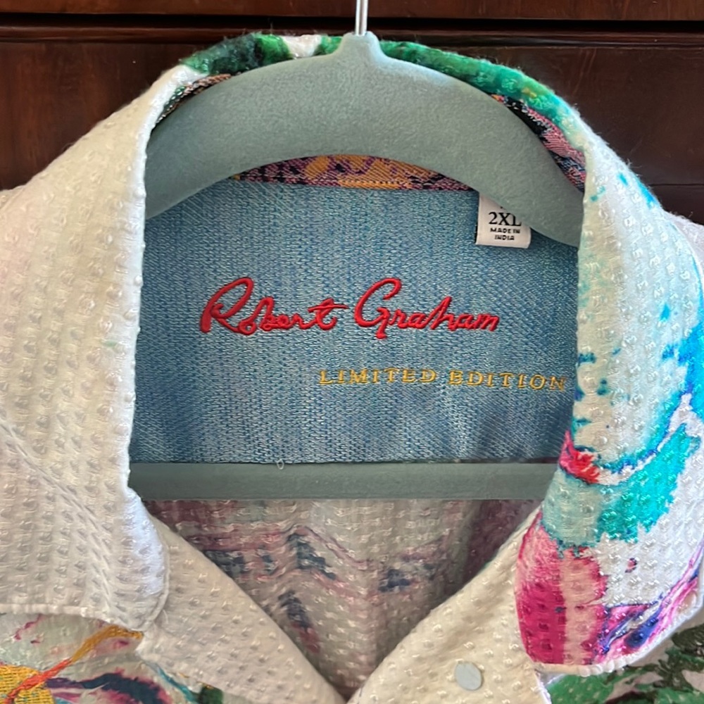Robert Graham XXL Limited Edition Short Sleeve Polo Shirt